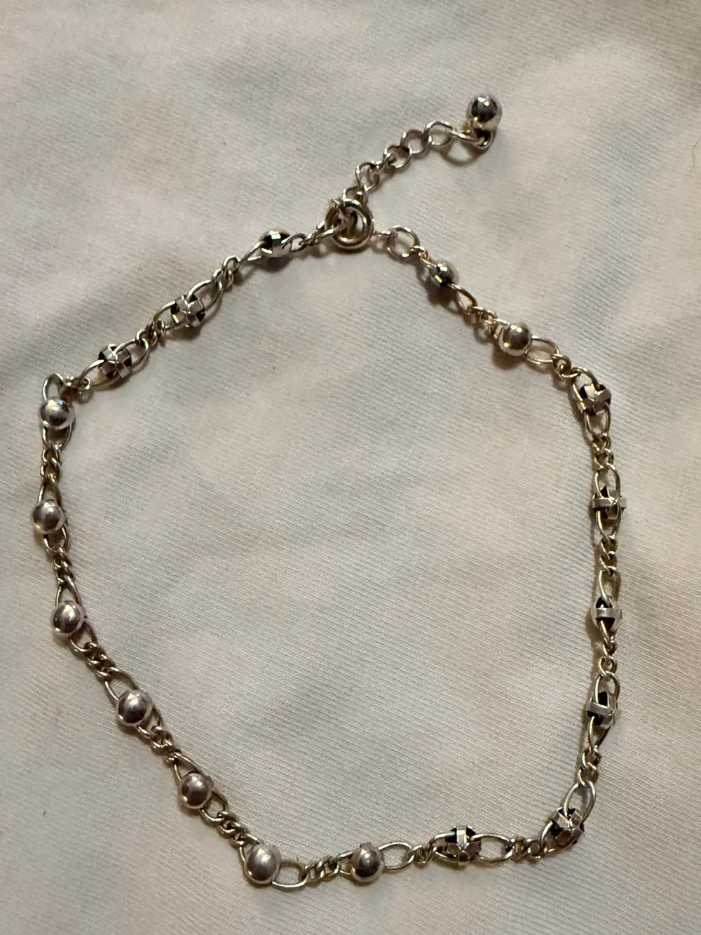 Fashion Mixed Lot 8 Bracelets Chain Beaded Charm Silver/Black